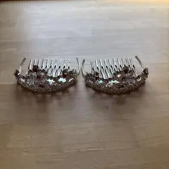 키즈 티아라 핑크 퍼플