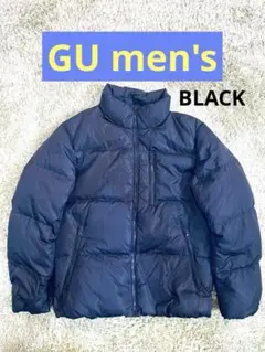 GU men's ダウンジャケット　黒Lのサムネイル
