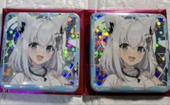 ホロライブ fes EXPO スクエア缶バッジ フブキ 記念 アクリル カード