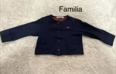 Familia キッズ　女の子用　ネイビー カーディガン　お出かけ　フォオーマル