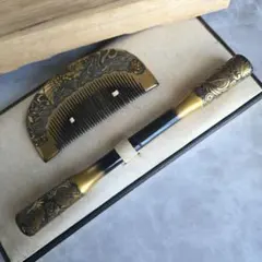 アンティーク　鼈甲　笄　簪　櫛　江戸時代　かんざし　明治　髪飾り　Q7