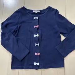 ansfam カーディガン 120 ネイビー