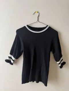 wclosetトップス　ブラックのサムネイル