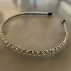 パール装飾 カチューシャ