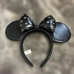 ブラックミニーマウス耳カチューシャ