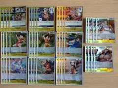 3兄弟の絆 11種44枚4コンセット サボ エース ルフィ