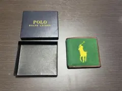 POLO RALPH LAUREN 緑　二つ折り財布