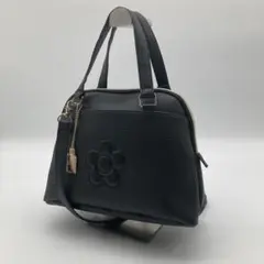 新品タグ付 スムースデイジー 2WAYショルダー バッグ ブラック 黒 合皮 