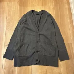 美品✨ジャーナルスタンダード コットンカシミヤビッグカーディガン グレー