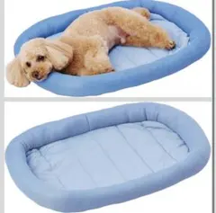 【新品】ペティオ 犬猫用ベッド ひんやり抗菌防臭あごのせベッドSSX Mのサムネイル