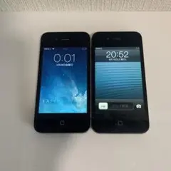 iPhone 4s 2台 16GB まとめ売り ios6,7
