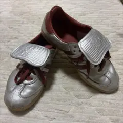 24.5cm adidas SAMBA LT シルバー×レッドのサムネイル