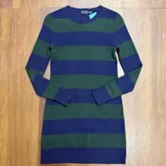 POLO RALPH LAUREN ニット ワンピース ボーダー 古着 Sサイズ