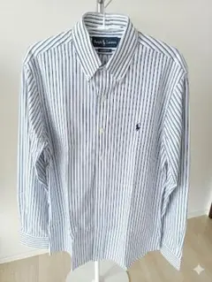 美品　Ralph Lauren カスタムフィット ストライプシャツ S