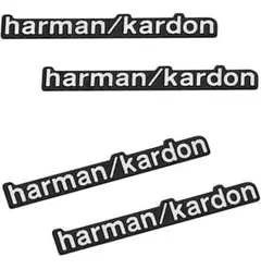 harman/kardon 車ステッカー 車ホーンのロゴステッカー 車スピーカー