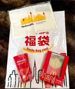 【未使用品】マクドナルド 福袋 2022 ロングカップ☆ライト☆ポーチ
