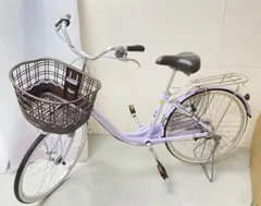 ブリヂストン 自転車 軽量アルミフレーム アルミーユ 24インチ ラベンダーのサムネイル