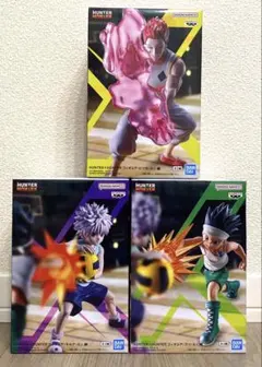 HUNTER×HUNTERフィギュア G.I.編 ゴン キルア ヒソカ 3種