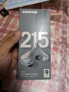 SHURE SE215 有線イヤホン 本体(付属品あり)