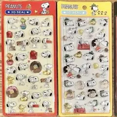 PEANUTS 3Dシールセット 2枚