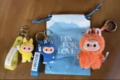 POP MART PIN FOR LOVE イニシャル ラブブ&キーホルダー
