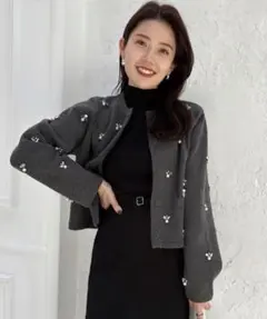 2025年最新】anuans ビジューニットジャケットの人気アイテム - メルカリ