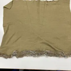 ラビットファー付き　ストール　新品・未使用