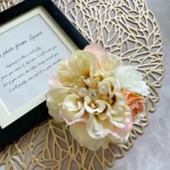 ハンドメイド❁⃘*.゜クリームダリア 2way仕様