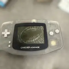 d*2様 ゲームボーイアドバンス クリア 本体　現状ジャンク品起動できません