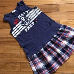 ミキハウス ランニング ノースリーブ ワンピース サイズ120