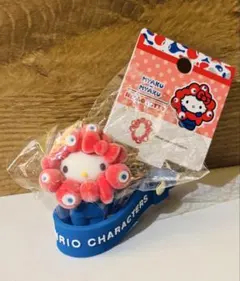 【新商品】サンリオなりきりミャクミャクキーホルダーのフロッキーver. キティ