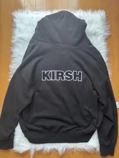 【KIRSH】ブラック ジップアップパーカー