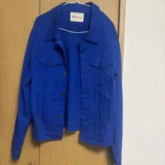 DECOMP デコンプ デニムジャケット Gジャン ブルー 青 Lサイズ相当