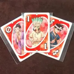 Dr.STONE ローソン100コラボ 石神千空＆あさぎりゲン カード3枚セット 