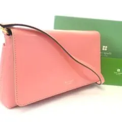 ケイトスペード エナメル レザー アクセサリーポーチ ハンドバッグ