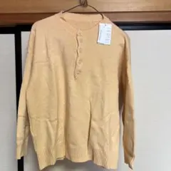 Doula Doula ボタン付き長袖ニット