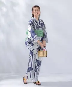 フェリシモ モネ 浴衣 睡蓮 ブルー 風景画 - メルカリ