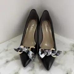 artemisbyDIANAスカーフリボン付属2WAYビットパンプス
