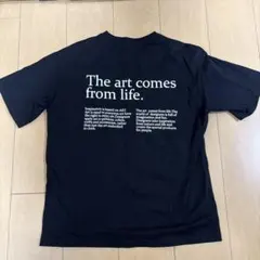 【試着のみ】DAZY バックプリント Tシャツ ブラック Sサイズ