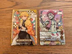 鬼滅の刃　ステンドグラスカード　我妻 善逸　猗窩座