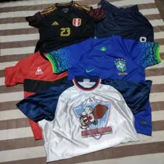 サッカーシャツ等5着セット