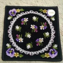 FEILER 花柄 タオルハンカチ 約25cm