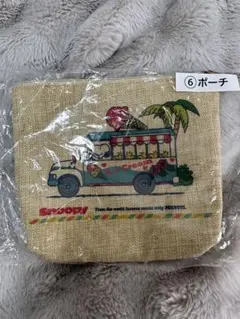 スヌーピー ポーチ アイスクリームトラックデザイン