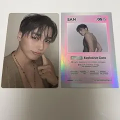 ATEEZ アチズGOLDEN HOUR Part.5 サン トレカ 2枚セット