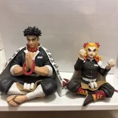 鬼滅の刃　ちょこのせ＆ぬーどるストッパーフィギュア　煉獄杏寿郎、悲鳴嶼行冥