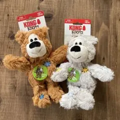 新品 KONG 犬用おもちゃ 2点セット 鳴き笛入り 小型/中型犬用のサムネイル