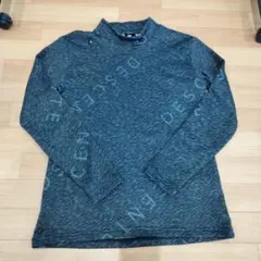 1273 DESCENTE GOLF 起毛ハイネックシャツ