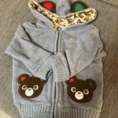 MIKI HOUSE プッチーなりきりパーカー 80cm