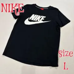 NIKE ナイキ　ロゴ Tシャツ L 黒　トレーニング　ヨガ　ランニング　登山