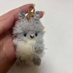 うさちゃんのハンドメイドあみぐるみキーホルダー